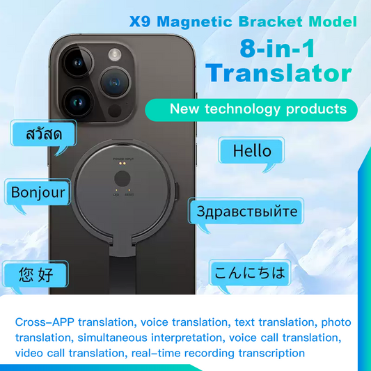 8 in 1 translator Audio and video call translation Cross-APP translation